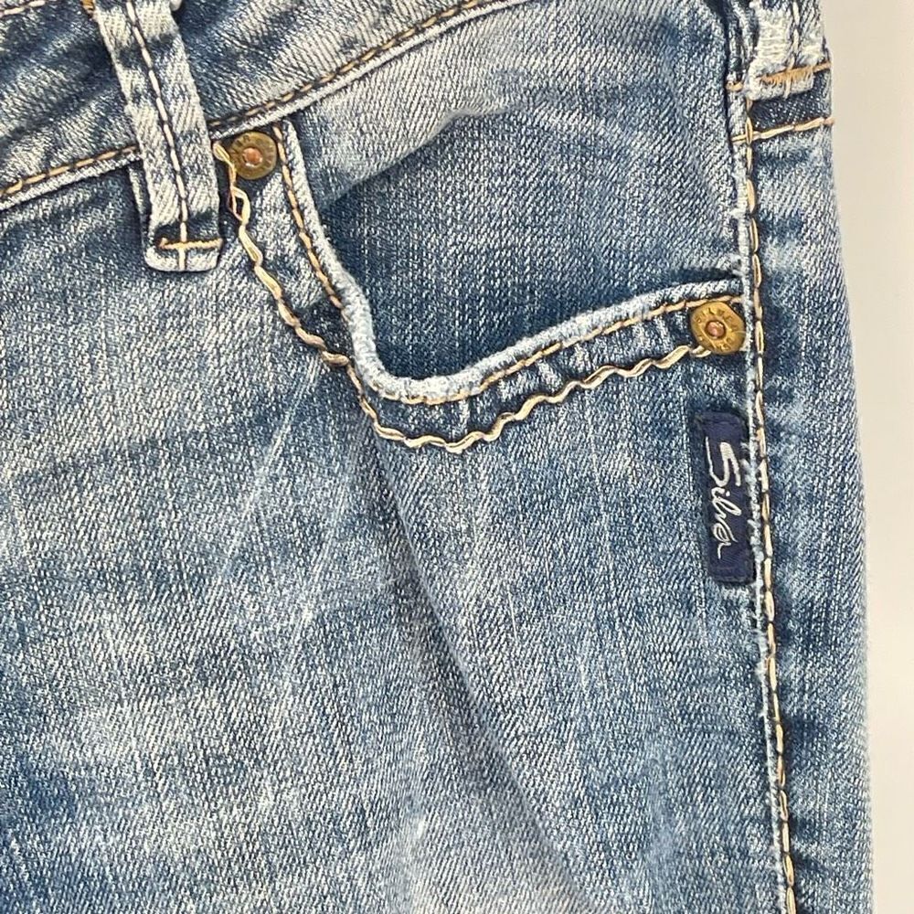 Silver Jeans Womens Bootcut Jeans Denim 5 Pocket Medium Wash Blue Size 30x33 - Picture 8 of 14